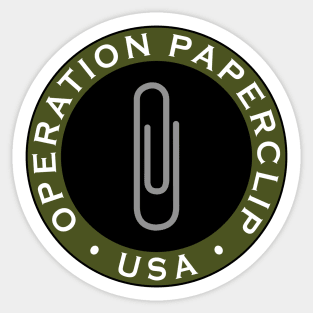 Operation Paperclip Sticker